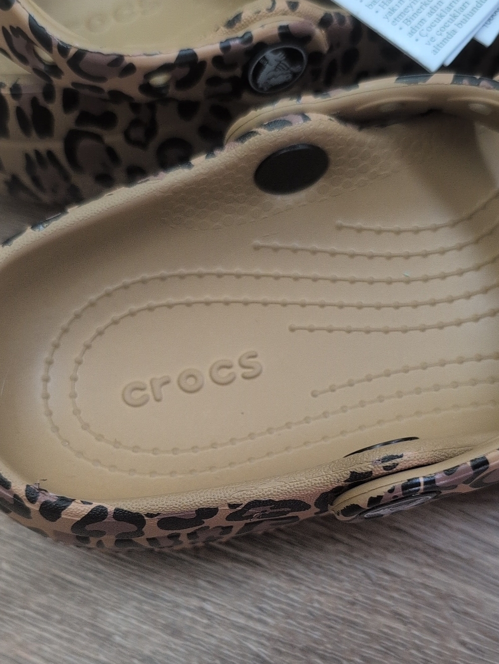 Crocs Mary Janes NWT Cheetah Print - Picture 4 of 5